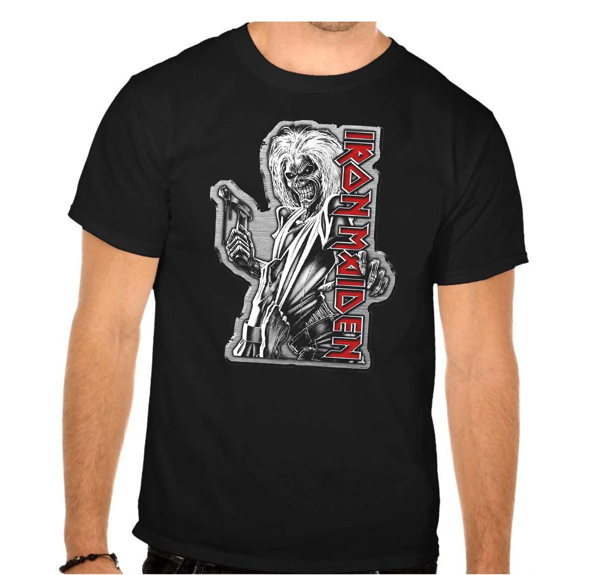 

IRON MAIDEN Rock Band Rock Music legends Black T-shirt -920- XL
