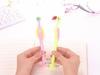 4 Pcs/Set  Cartoon Gel Creative Cute Crane Form Pen 0.5mm Black Refill