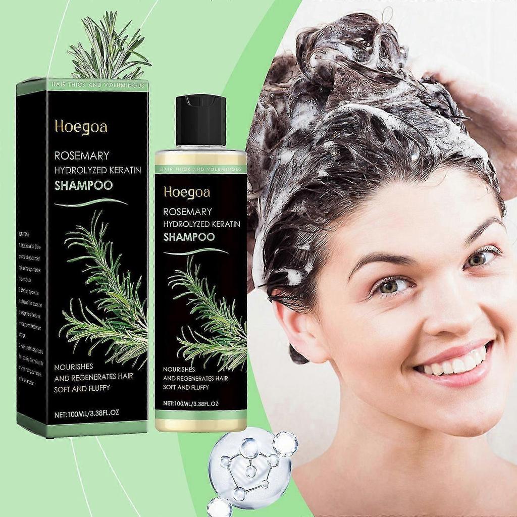 Hoegoa Rosemary Shampoo, Plant Oil Control, Nourishing, Moisturizing, Repairing, Fluffy And