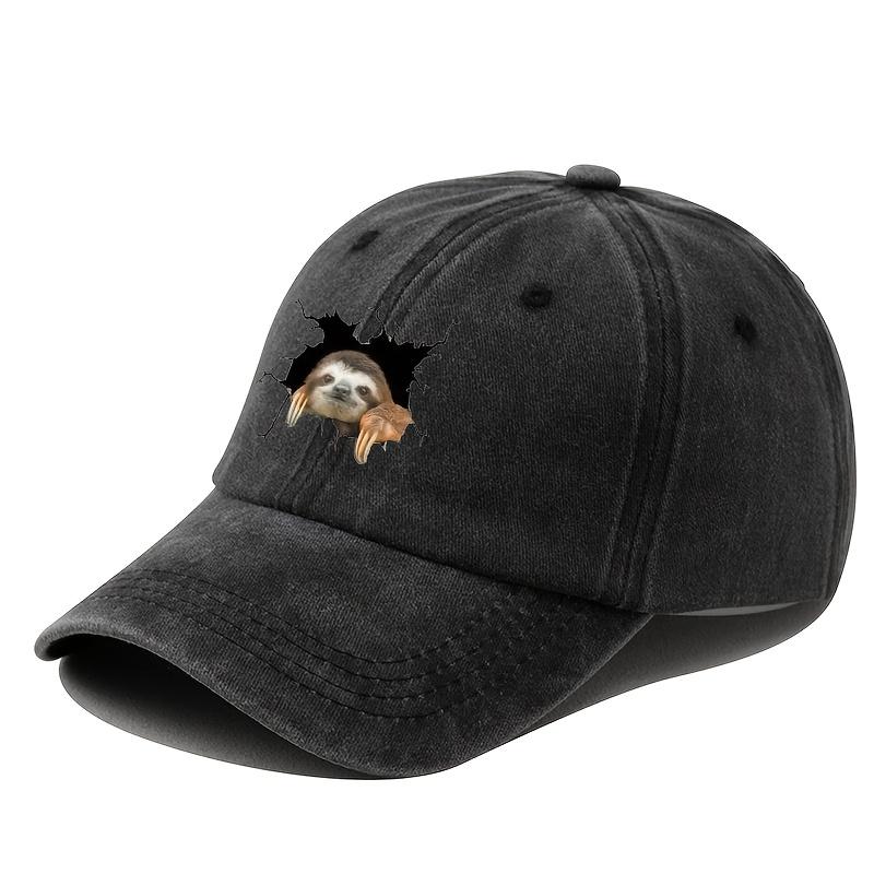 Baseball Hat Hip-hop Dad Trucker Hat Casual Hat Curved Brim Soft Top Retro Washed Hat Adjustable Hat
