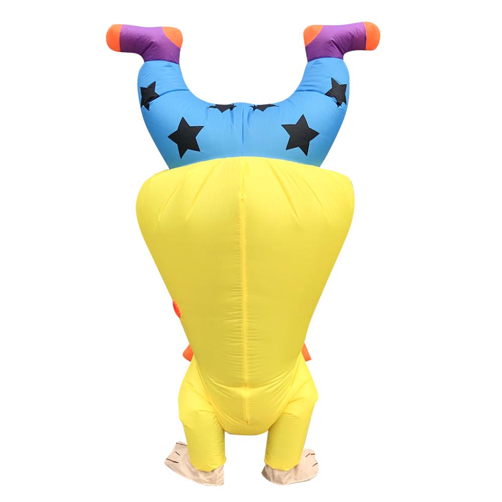 Handstand Clown Inflatable Costume Adult Funny Blowup Outfit Cosplay Party Dress
