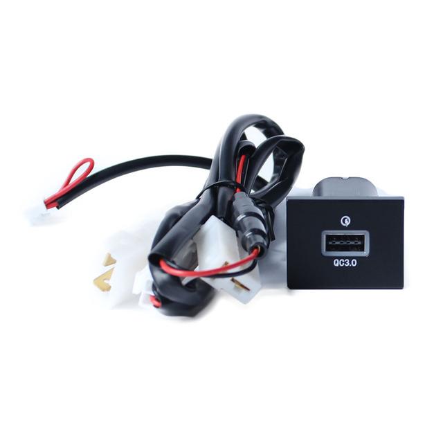 USB Car Charger Socket 12V/24V USB Charging Outlet Power Adapter PD Type for Ford Focus 2 Mk2 2009 2010 2011 Accessories