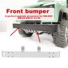 Aluminum Alloy Front Anti Collision Bumper Fit for MN D90 MN 99 MN 91 FJ 45 RC Upgrade Parts(Silver MN 001S )