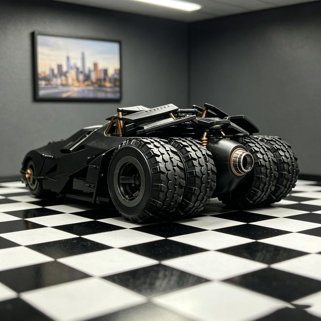 1:24 Batman Tumbler Armored Superhero Vehicle Alloy Metal Diecast Model Car Home Trendy & Desktop Display Ornament Birthday Gift