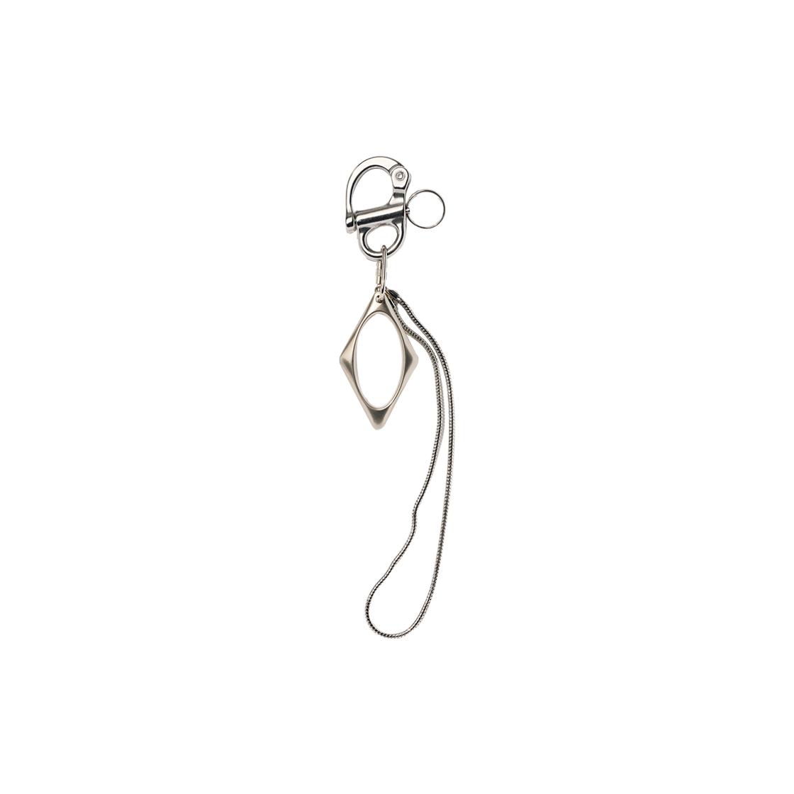 Mischief Rhombus Snake Keyring Silver ONE SIZE серый