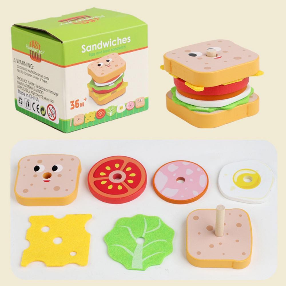 Stacking Game Pretend Play Kitchen Food Toys Cooking Role Play Toys  Pretend Cooking