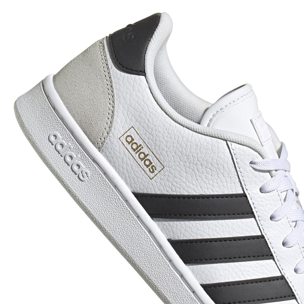 Adidas Grand Court SE Gray Size Men's Sneakers, White/Core Black/Orbit (FW3277), 27.5cm