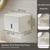 Luxury Wall-Mounted Tissue Box with Magnetic Suction—High-End Face Towel Storage Rack & Large Capacity Toilet Paper Dispenser