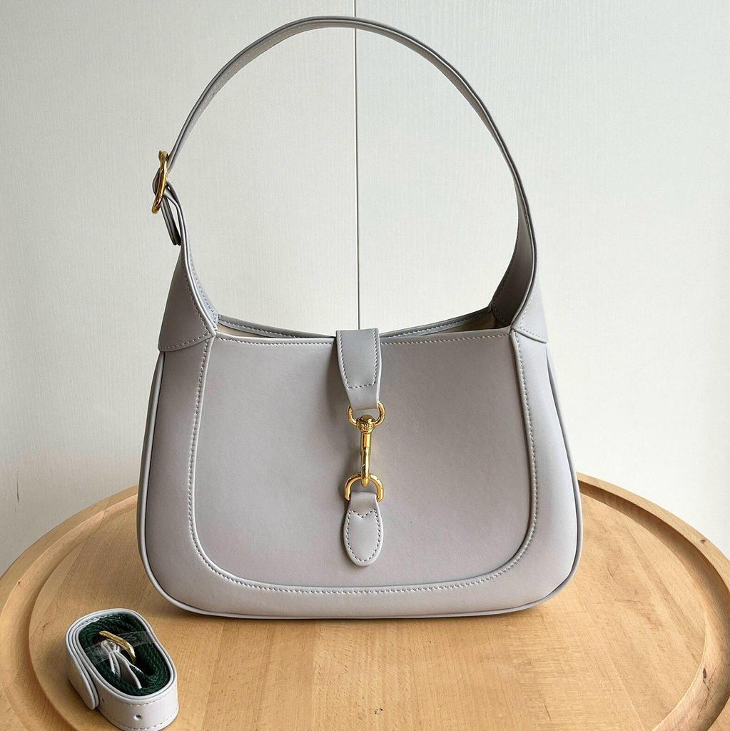 Ancora Jackie Damen-Schultertasche aus echtem Leder mit Hummerverschluss