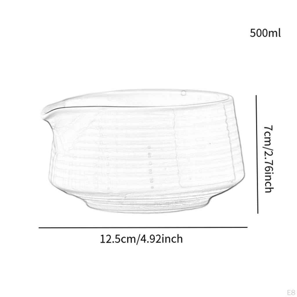Ceramic Matcha Bowl Handmade Ceremony Portable Gift Tea Starter with Spout Cup
