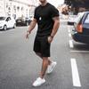 Letní pánské triko + šortky Sportovní soupravy Módní teplákové soupravy Móda Outdoorové joggingové soupravy
