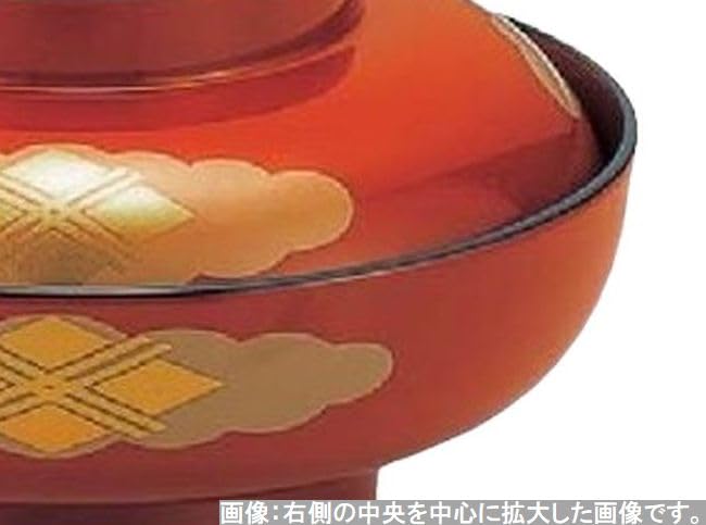 Boîte Jubako à l'anguille style japonais J-kitchens (Boîte Jubako Unagi) 16.5x16.5x9.3cm Fabriqué au Japon PNO.341649