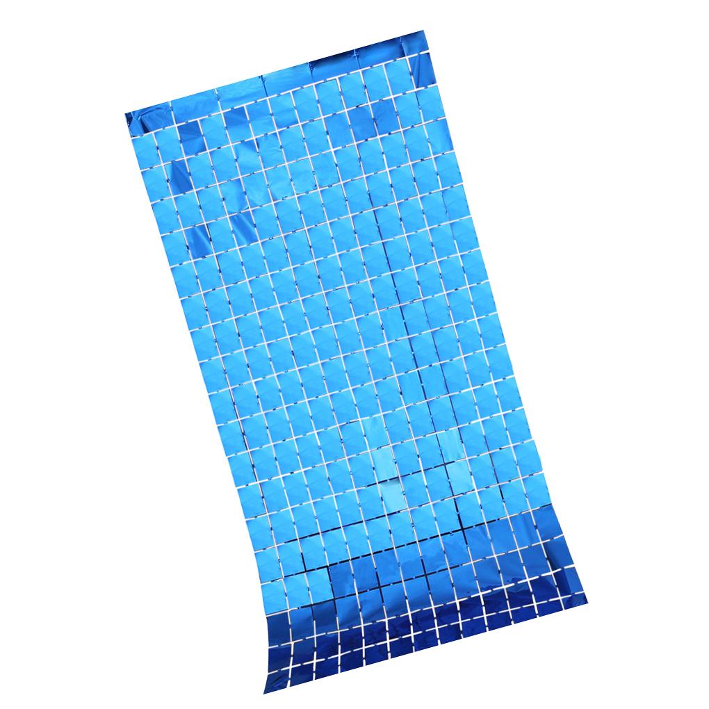 

1x2 м квадратный фон с пайетками блестящий фон занавеска для свадебной вечеринки королевский синий