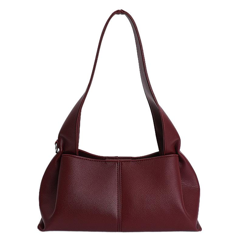 Korean new portable cloud bag women's fashion niche underarm bag simple and versatile commuter shoulder tote bag