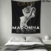 Custom Madonna Wall Hanging Printed Fabric Blanket Decorative Tapestries for Bedroom Living Room Home Decor
