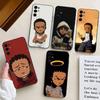 Cartoon Boys The B-Boondocks-es Phone Case For Samsung S25,S24,S21,S22,S23,S30,Ultra,S20,Plus,Fe,Soft Silicone Black Cover