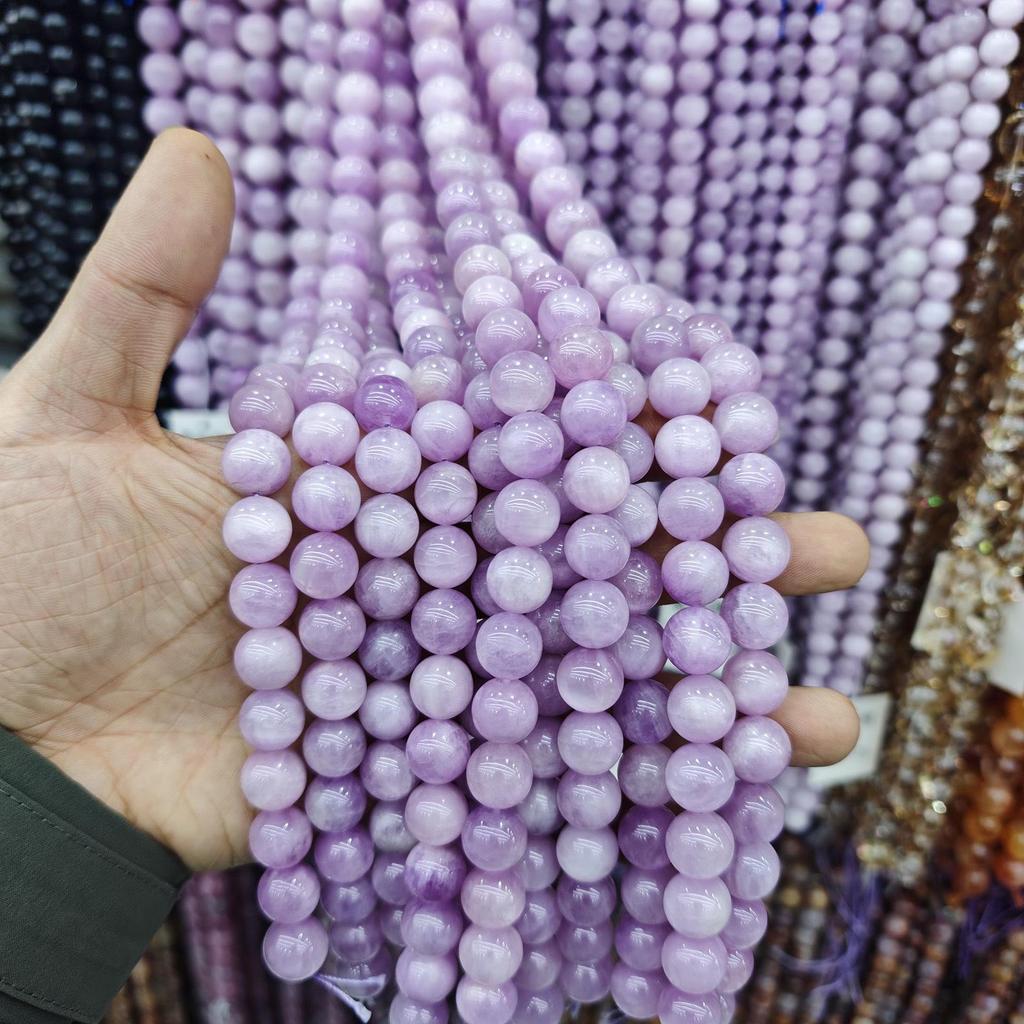 Purple Series Amethyst & Super Seven Crystal Beads: Round, Natural Stone, DIY Jewelry Accessories