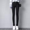 Fashion Women Plus Size Plus Velvet Elastic High Waist Casual Jeans Pencil Pants