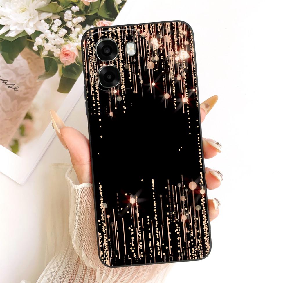 For Oppo A6x 4G CPH2819 5G CPH2783 Phone Case For Oppo A6x Cover Cute Kawaii Luxury Fashion Flowers Cool Painted Silicone Casing