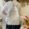 Schoolbag Korean Small Fresh Schoolbag Female Middle School Student Simple Star Backpack Lightweight Large Capacity High School Backpack