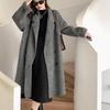 Premium Long-haired Ultra-fine Wool Double-sided Cashmere Coat Double-breasted Women's Coat Woolen Coat