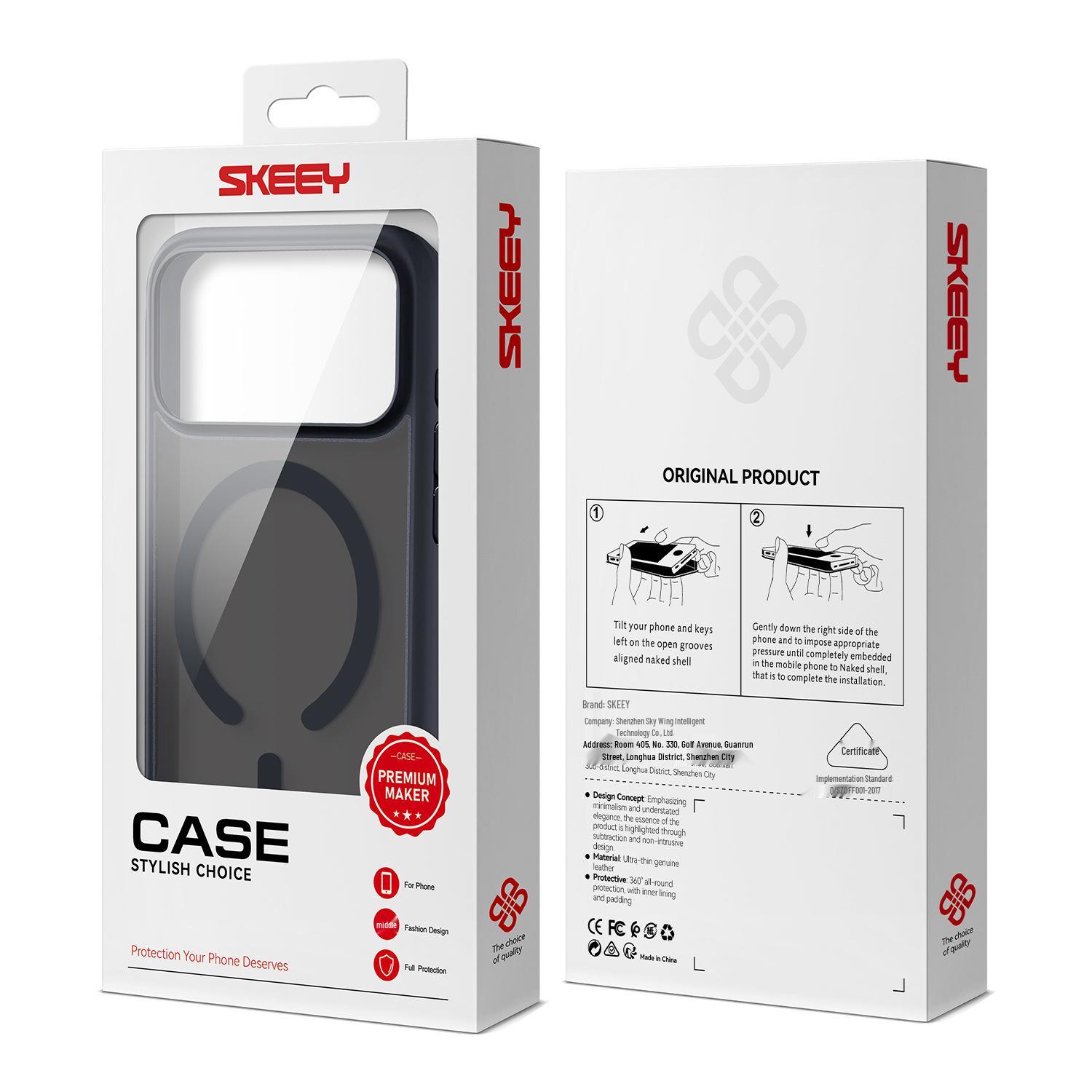 Compatible with Apple 17 Pro Max: Magnetic Skin-Feel Drop-Proof Frosted Protective Case with AI Button iPhone 17 Pro
