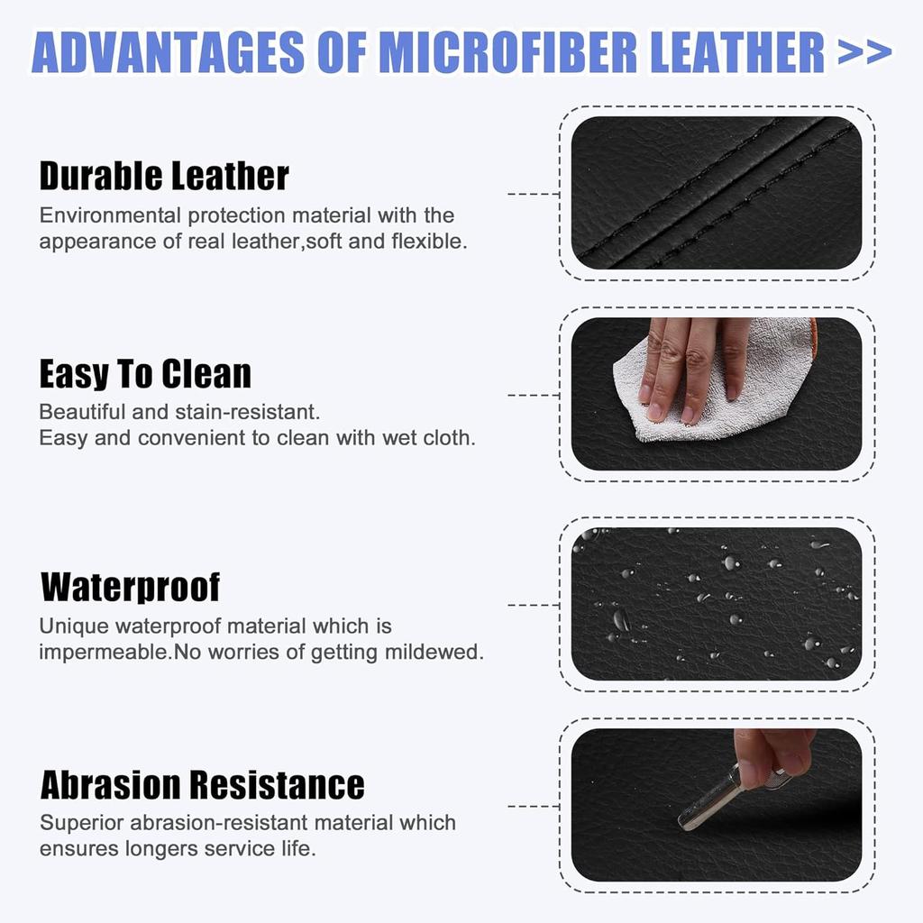 Unifizz Car Center Console Cover Armrest Seat Box Cover Protector Replacement Microfiber Leather for Acura TL 2009 2010 2011 2012 2013 2014 Arm Rest