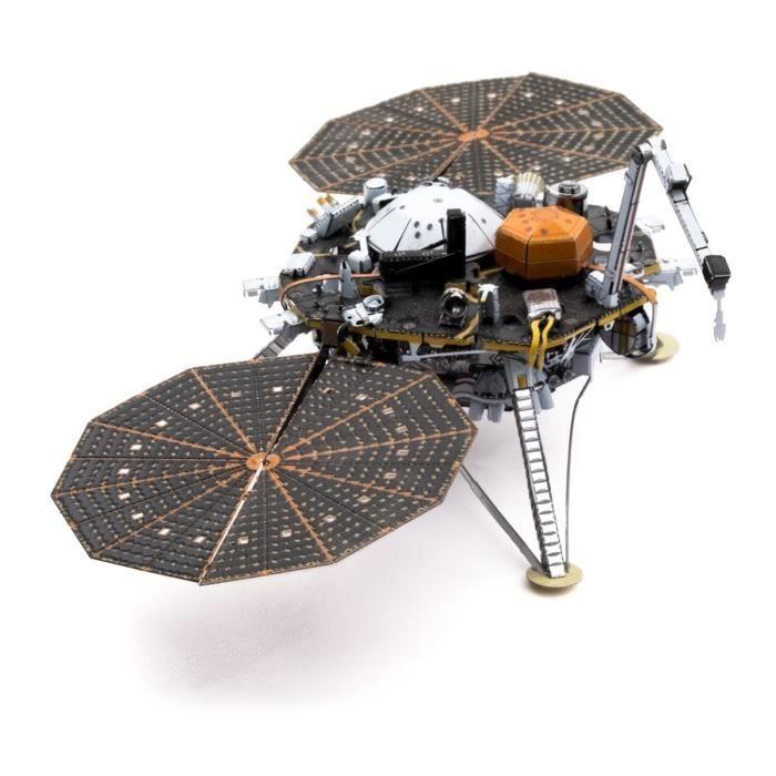 Metal Earth Fascinations, InSight Mars Lander 3D puzzle en métal, miniature découpée au Laser