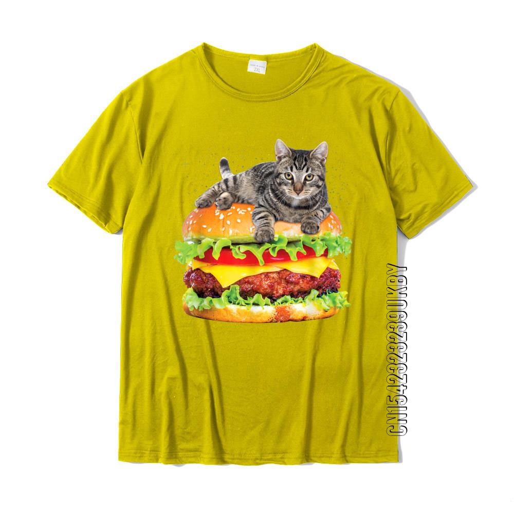 Hamburger Weltraumkatze T-Shirt Lustiges Kätzchen Tee Von Zany Brainy Baumwolle Party Oberteile T-Shirt Verbreitet Herren Oberteil T-Shirts Modisch