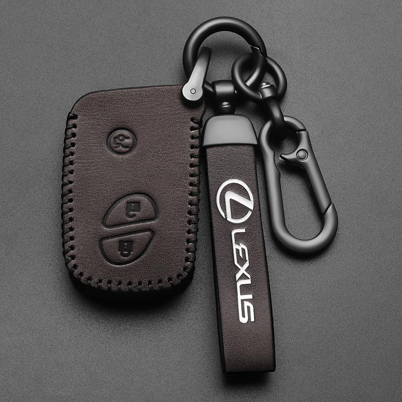

Leather Car Smart Remote Key Case Cover Shell Fob Protection For Lexus IS250 CT200 CT200h RX270 RX350 RX450 Keychain Accessories