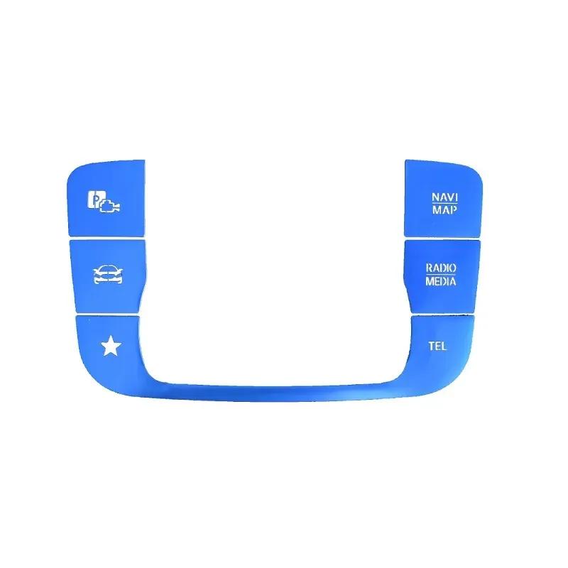 5 Stück Auto Mittelkonsole Multimedia Maus Schalter Tasten Abdeckung Aufkleber für Mercedes Benz A B Klasse W177 W247 W167 GLE GLS GLB