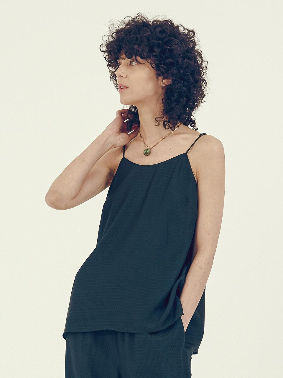Vegan Tiger Jacquard Sleeveless Top (Green) Free