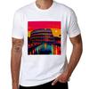 Vibrant Icon Colosseum Of Rome In Color Tshirt Big Size Short Sleeve Casual Top