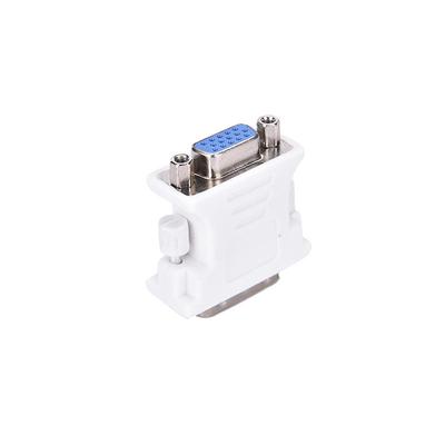 15 Pin Vga Female To 24+1 Pin Dvi-D Male Adapter Video Converter For Pc Laptop