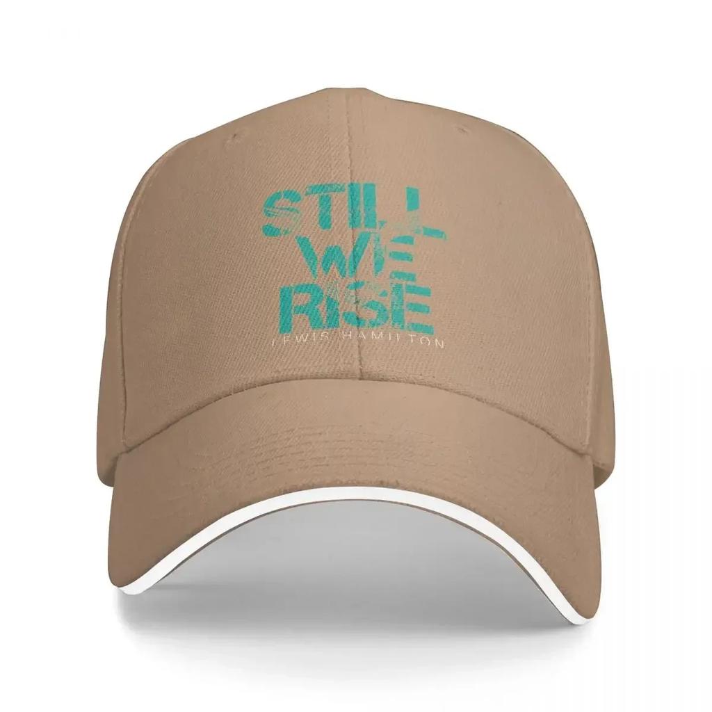 Car Racing Lewis 44 Still We Rise Racerback Dad Hats Pure Color Womens Hat Sunprotection Baseball Caps Peaked Cap
