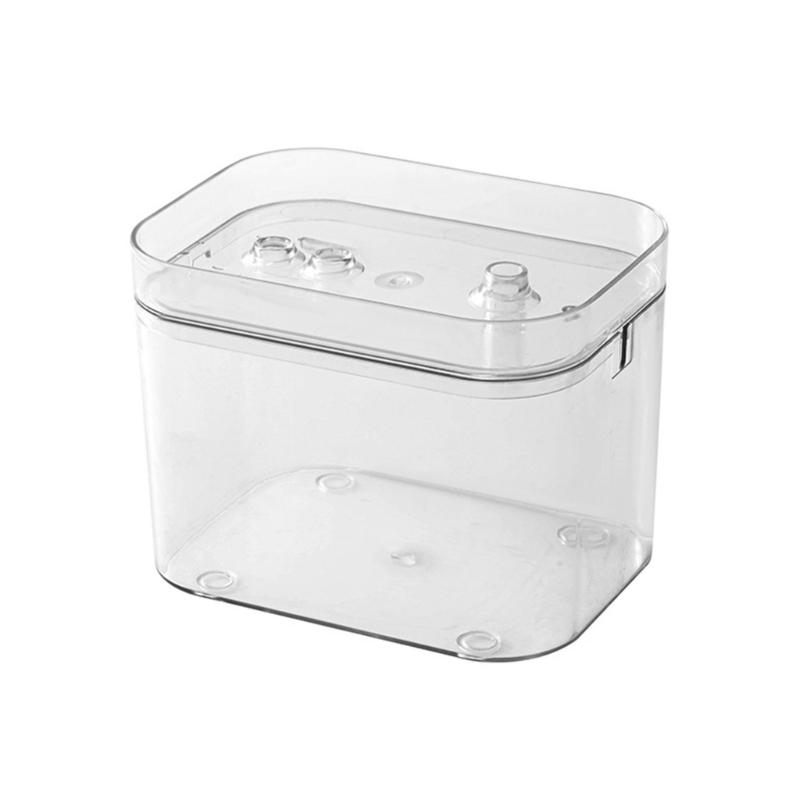 

Small Plastic Fishtank With USB Powered Pump For Living Room and Office Desktop Decorative Small Aquarium прозорий