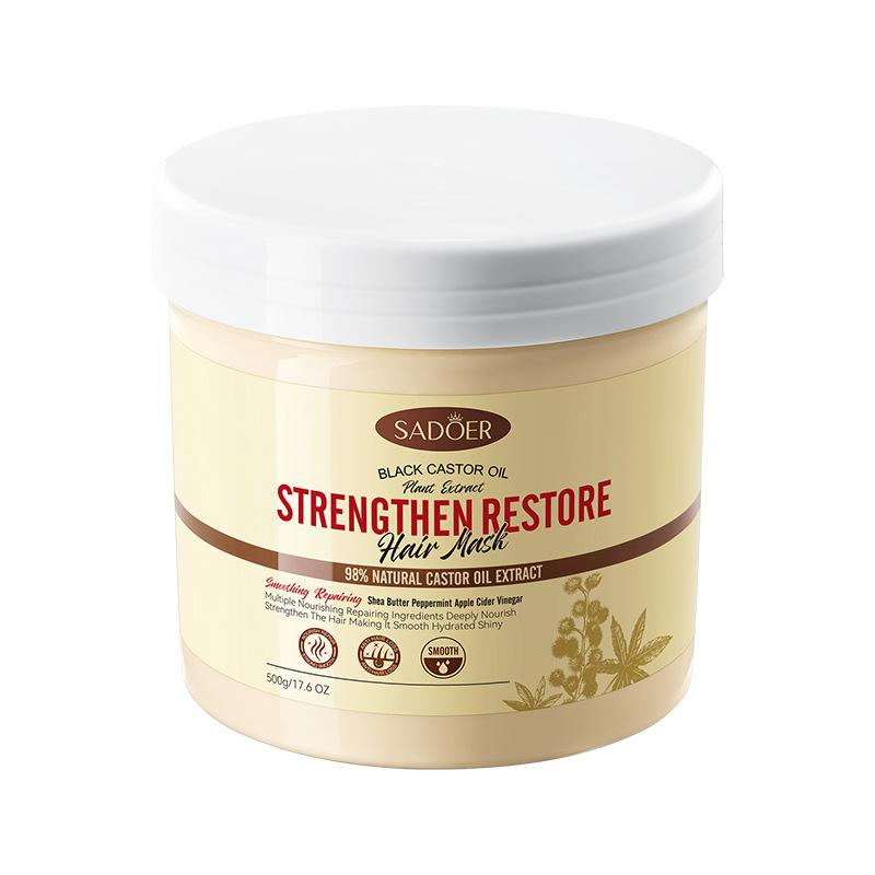 

Black Castor Oil Hair Mask 500gSADOER Nourishing Softening Fluffy Conditioner 500G