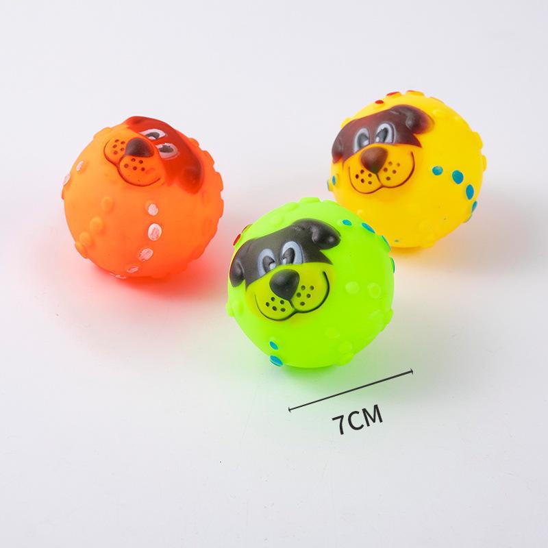 Vinyl Bissfestes Hunde-Soundspielzeug zur Zahnreinigung und zum Training