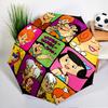 The Croods Players Adventure Umbrella Folding umbrella, automatic umbrella 8-Frame for Travel, camping Use Gift for Halloween Christmas