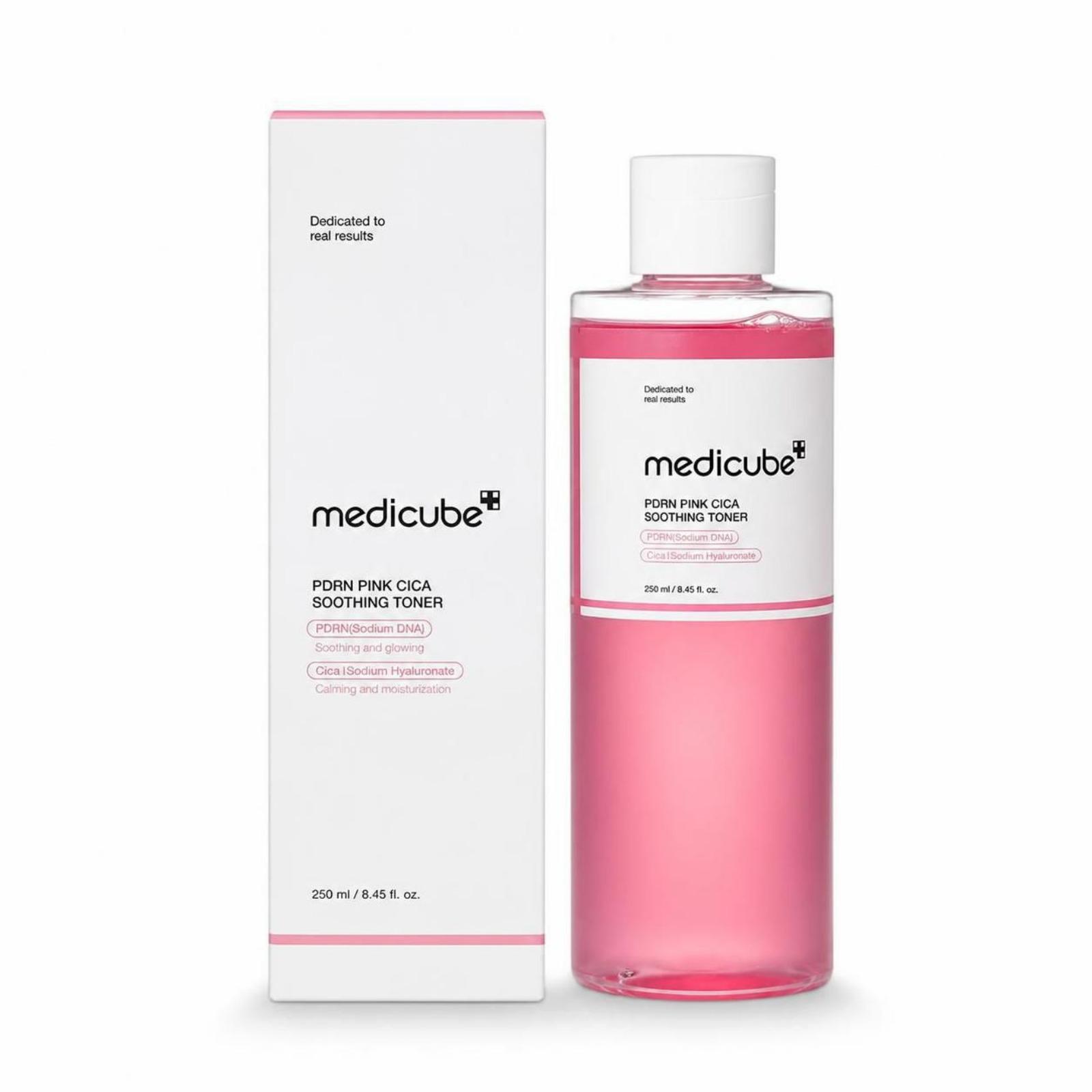 Medicube PDRN Pink Cica Soothing Toner 250ml / EXP 2027.03.18