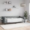 Vidaxl Sofa With Sleeping Function, Light Gray, 90X200 Cm, Upholstered In Fabric