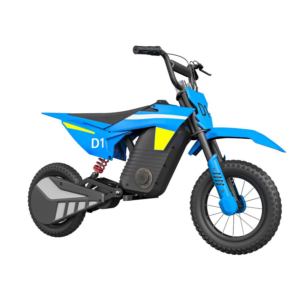 KIDDOWE D1 Children's Electric Bicycle 300W Motor 36V4AH Battery 25KM/H Top Speed 12 Inch Inflatable Tire Outdoor Paly E-Bike