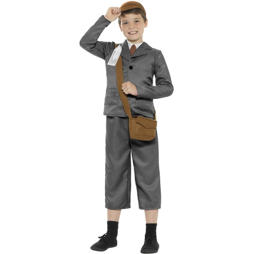 Smiffys Boys WW2 Evacuee Costume Set