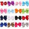 8cm Large Ribbon Bowknot Girl Kid Hair Clip Duckbill Clip Hair Accessory Gift