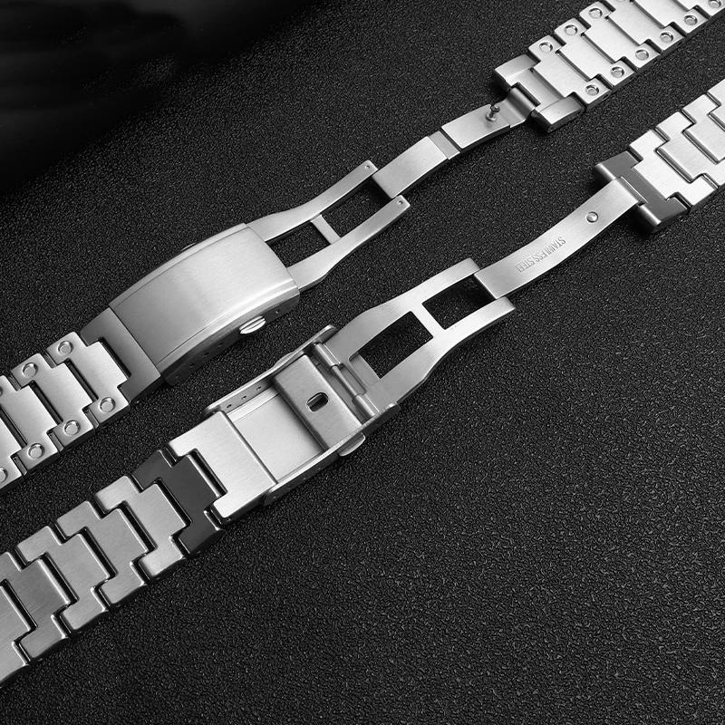 Solid Stainless Steel Watchband for Casio G-Shock GWM5610 DW5600 GW-5000 G-5600 GA2100 GM5600 GM2100 Men's 16mm Watch strap