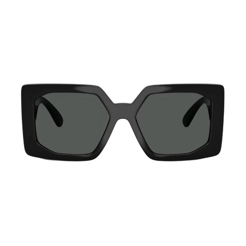 Versace [Available Prescriptions] Logo Details Square Sunglasses Women's Black 18416399 O4478U-OGB18755_ONUL-Black 55 - Glasses Case