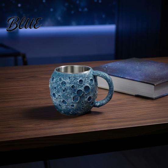 Izolowany termicznie kubek do picia 300 ml Kubek do kawy 3D Planeta z wkładką ze stali nierdzewnej Realistyczny relief Układu Słonecznego Woda Miłośnik Astronomii