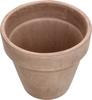 Set of 4 Moka Terracotta Flower Pots - 11 Cm with Rim - For Indoor and Garden - KOTARBAU®
