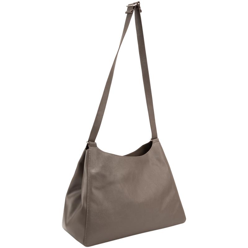 New CALVIN KLEIN Synthetic Material Shoulder Bag Women's Taupe 4K3050G-NZ8