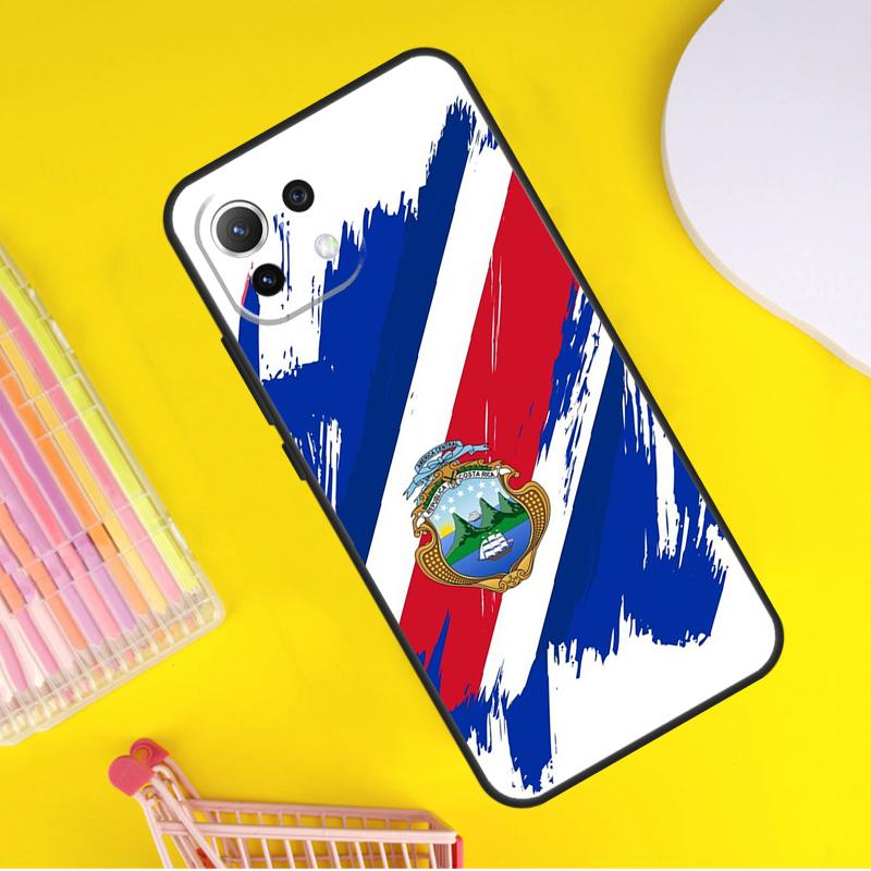 Costa Rica Flag Cover For Xiaomi 14 Ultra 13 11T 12T 13T 14T Pro POCO X7 X6 Pro X3 X5 F3 F5 M6 F6 Pro Case